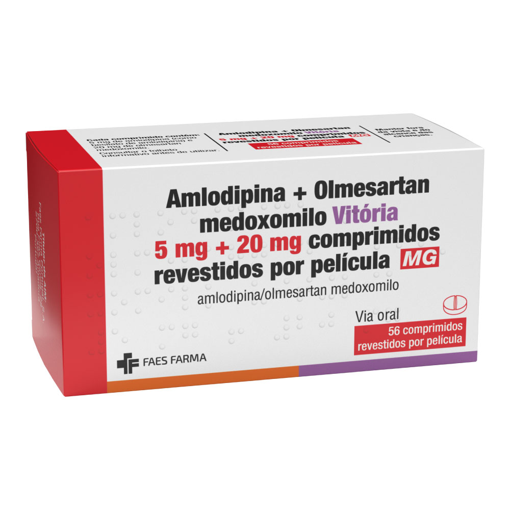 Amlodipina + Olmesartan 5mg + 20 mg