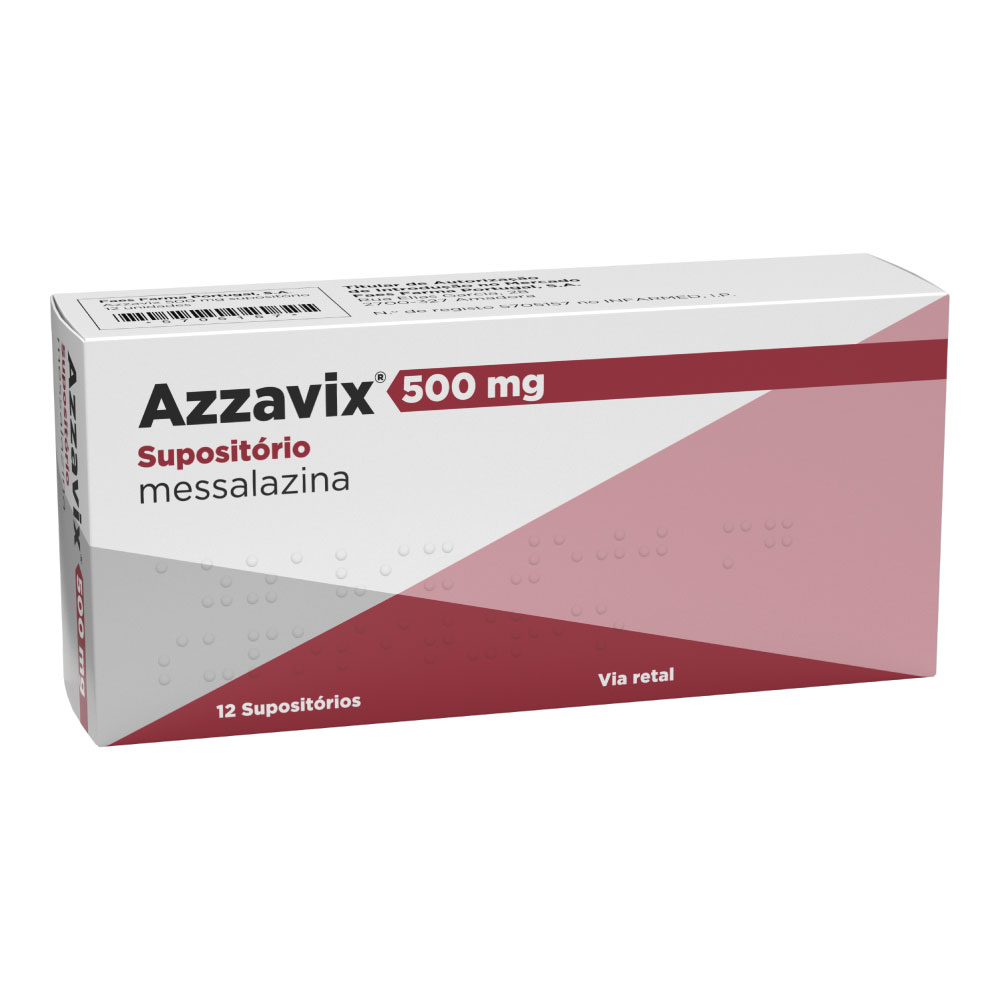 Azzavix 500 mg supositórios