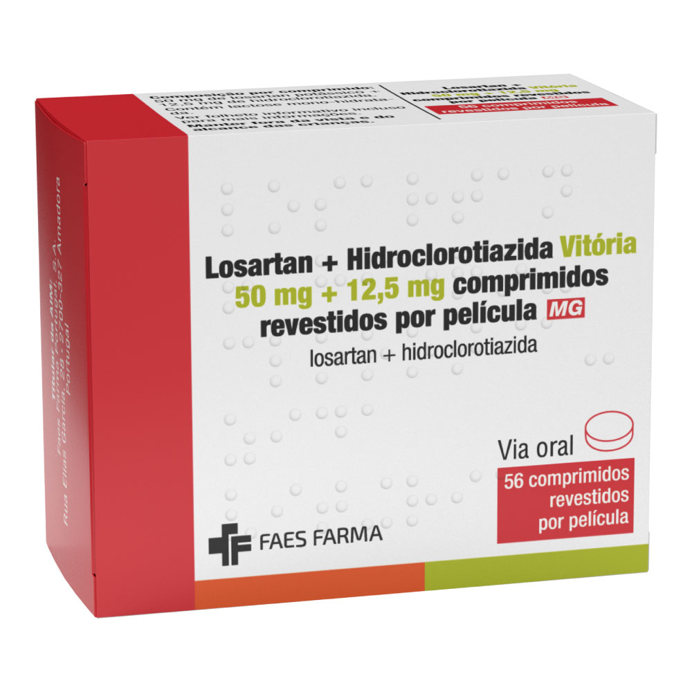Losartan Hidroclorotiazida 50 + 12,5mg