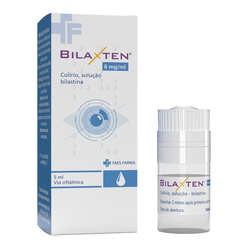 Bilaxten 6 mg/ml, colírio, solução