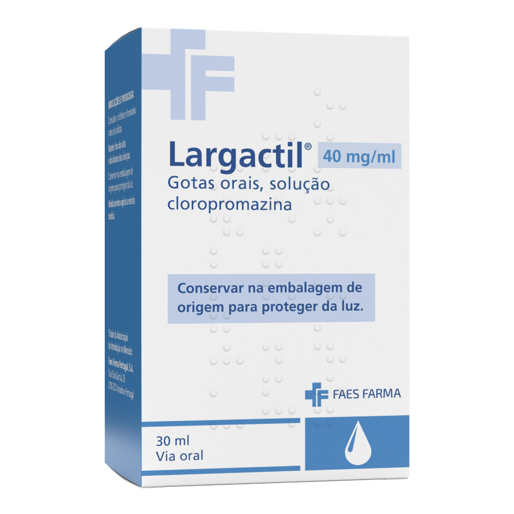 Largactil 40 mg/ml gotas orais, solução