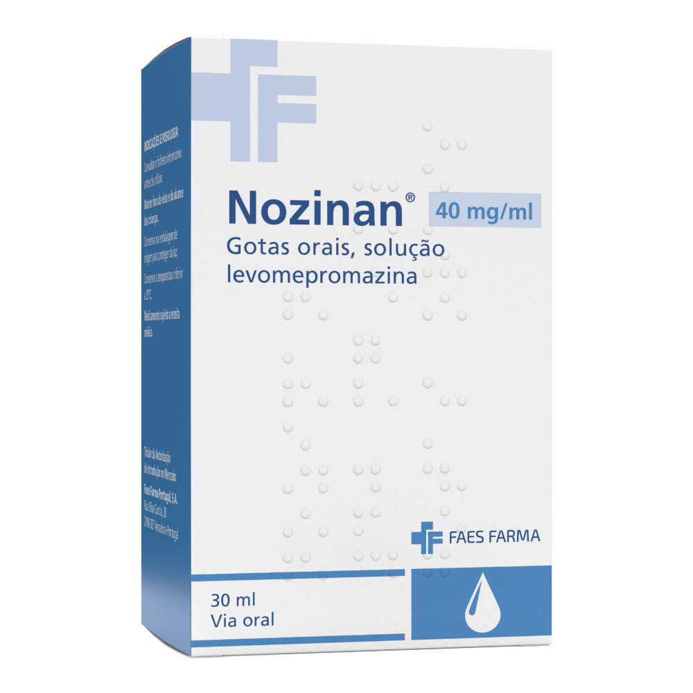 Nozinan 40 mg/ml gotas orais, solução