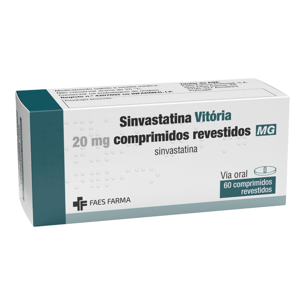 Sinvastatina 20 mg Vitória