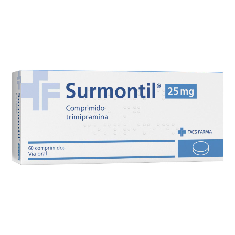 Surmontil 25 mg comprimido