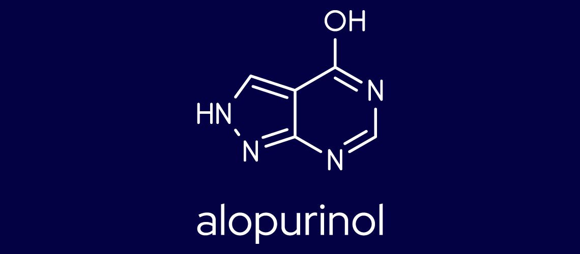 fórmula molecular do alopurinol