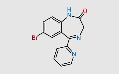 molécula bromazepam