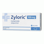 Packshot das embalagens de zyloric